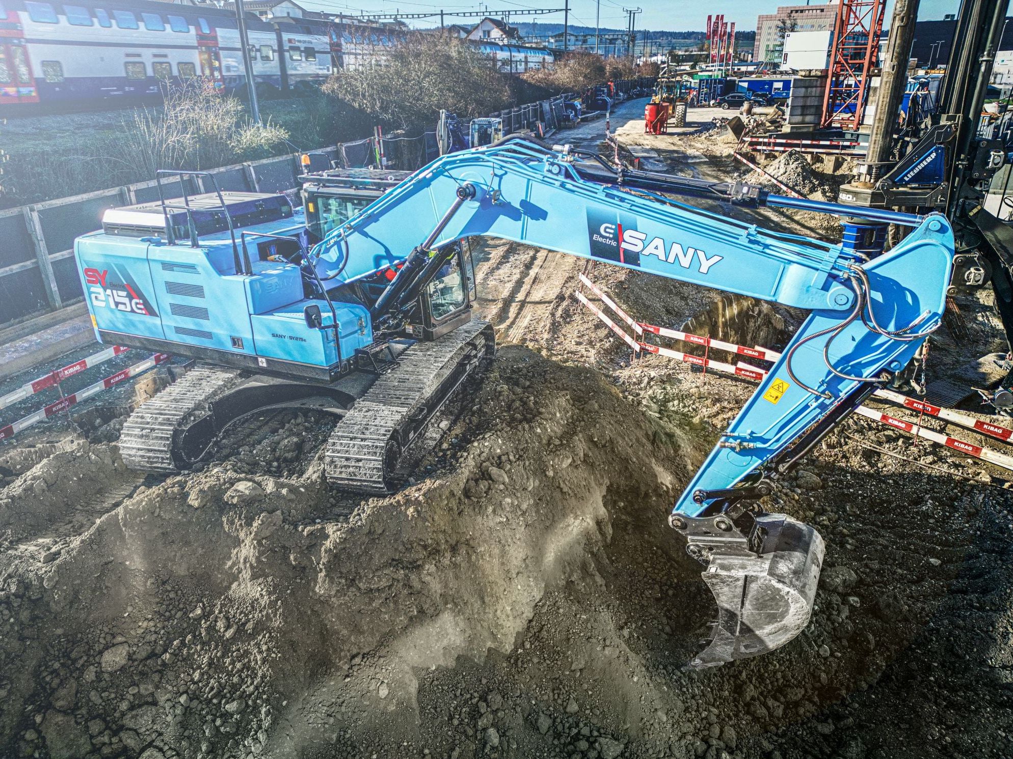 Sany SY215E: Der Elektrobagger als Gamechanger für die Baustelle Sany SY215E: Der Elektrobagger als Gamechanger für die Baustelle