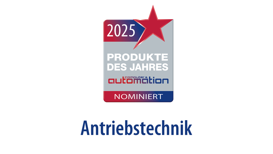 Produkte des Jahres 2025: Die Nominierten in der Rubrik ‚Antriebstechnik‘