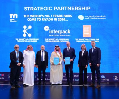 Presence in the Middle East: K, interpack and drupa focus on Saudi Arabia