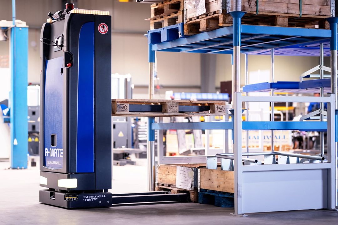 Logimat 2025: FTS A-Mate für Rollbehälter: Gabelstaplerfreie Intralogistik Logimat 2025: FTS A-Mate für Rollbehälter: Gabelstaplerfreie Intralogistik