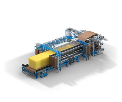Nominiert als Produkt des Jahres 2025: Hennecke: Blockschaumanlage Jflex evo Nominiert als Produkt des Jahres 2025: Hennecke: Blockschaumanlage Jflex evo