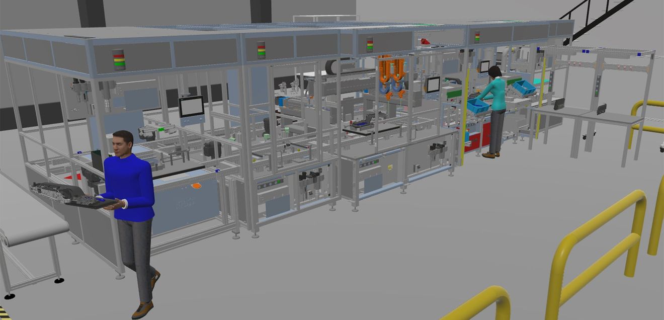 Increased efficiency through simulation software: Assembly lines optimized for automotive displays Increased efficiency through simulation software: Assembly lines optimized for automotive displays