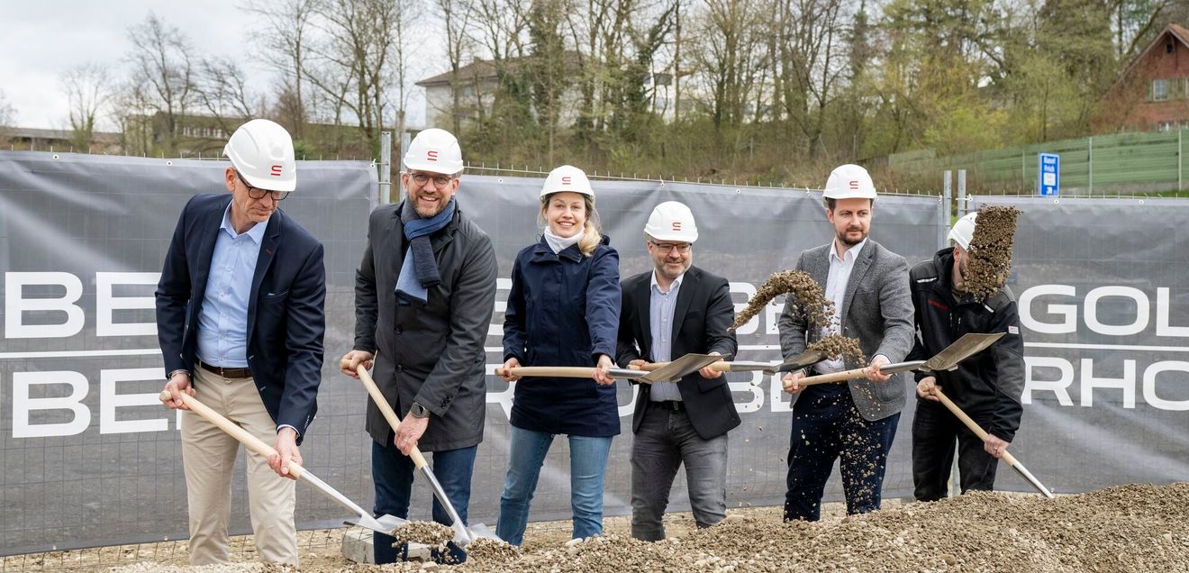 New construction project: Groundbreaking ceremony for new Swisslog headquarters in Aarau New construction project: Groundbreaking ceremony for new Swisslog headquarters in Aarau
