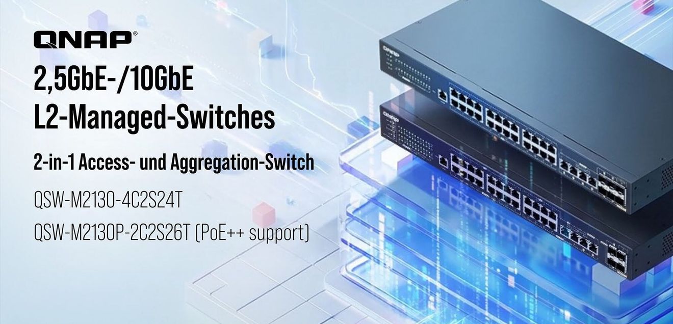 QNAP Systems: Switches in neuer Generation QNAP Systems: Switches in neuer Generation