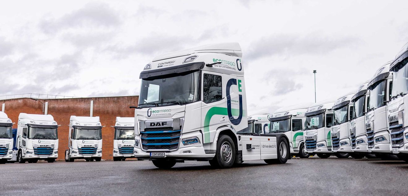 Bekenntnis zu mehr Nachhaltigkeit: Contargo verstärkt E-Lkw-Flotte um 33 Sattelzugmaschinen Bekenntnis zu mehr Nachhaltigkeit: Contargo verstärkt E-Lkw-Flotte um 33 Sattelzugmaschinen