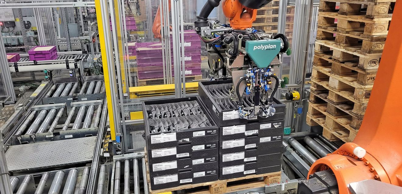 Polyplan auf der Logimat 2026: Palettierroboter erstmals mit vollem Funktionsumfang Polyplan auf der Logimat 2026: Palettierroboter erstmals mit vollem Funktionsumfang