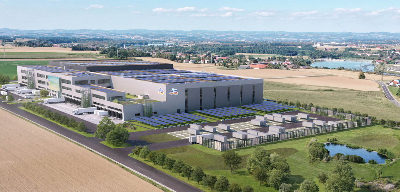 TGW baut Logistikzentrum für dm: 200 Roboter übernehmen Ein- und Auslagerung TGW baut Logistikzentrum für dm: 200 Roboter übernehmen Ein- und Auslagerung