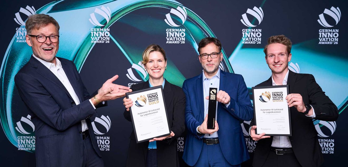 German Innovation Award für IGZ: Autonomer KI-Leitstand für Logistikzentren ausgezeichnet German Innovation Award für IGZ: Autonomer KI-Leitstand für Logistikzentren ausgezeichnet