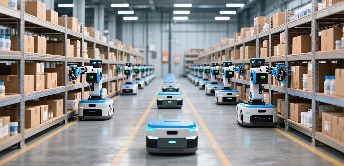 TGW baut Logistikzentrum für dm: 200 Roboter übernehmen Ein- und Auslagerung TGW baut Logistikzentrum für dm: 200 Roboter übernehmen Ein- und Auslagerung