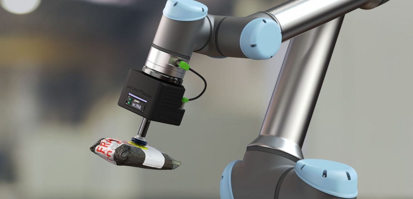 Nominierung Produkte des Jahres 2025: Piab Vakuum: Vollelektrische Vakuumpumpeneinheit piCOBOT Electric Nominierung Produkte des Jahres 2025: Piab Vakuum: Vollelektrische Vakuumpumpeneinheit piCOBOT Electric