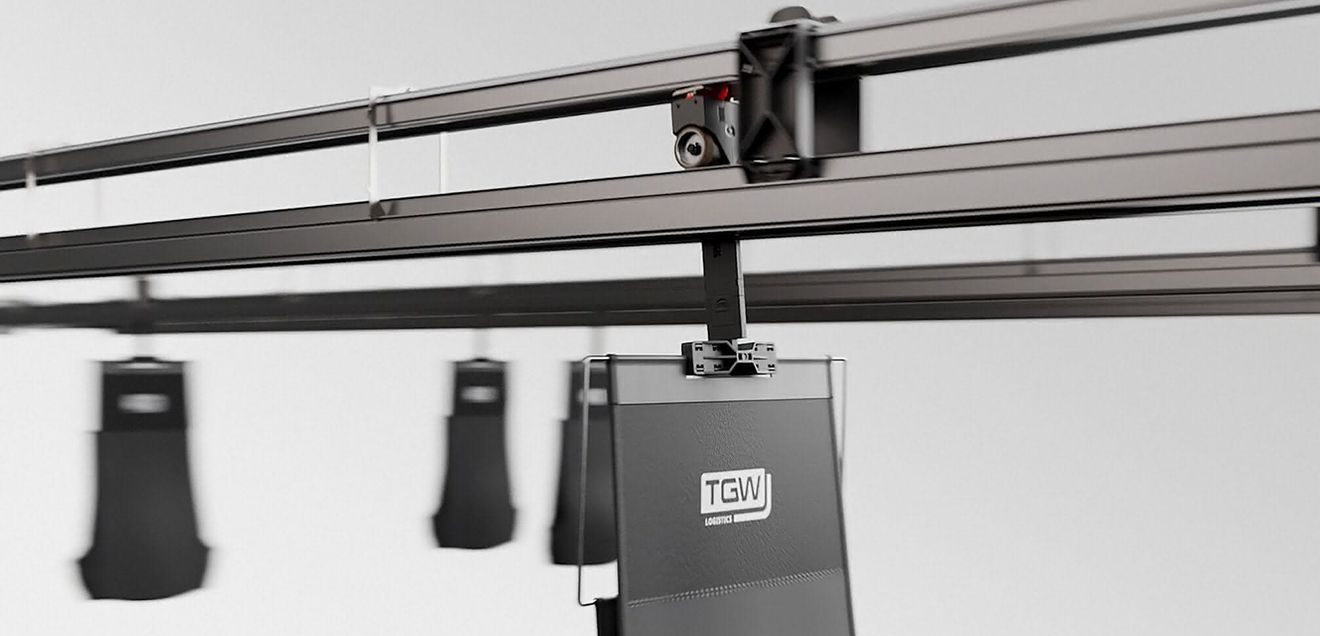 Fördertechnik: Taschensorter: Ware autonom  ans Ziel transportiert
