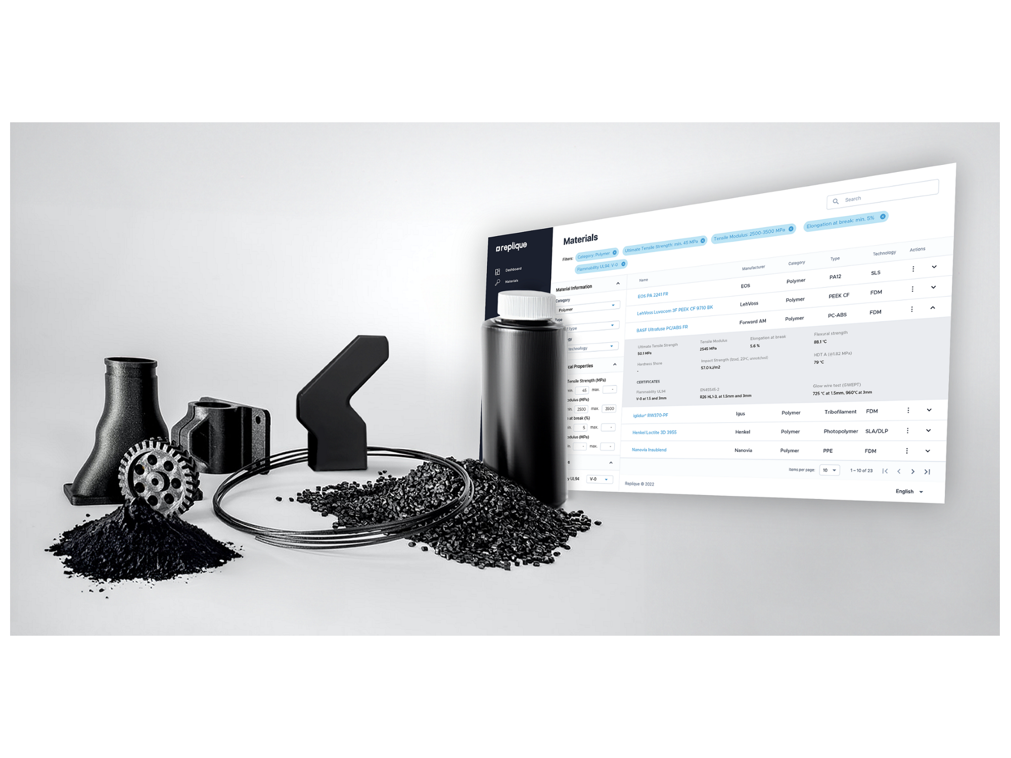 Nomination Products of the Year 2024: Replique: Material database Nomination Products of the Year 2024: Replique: Material database