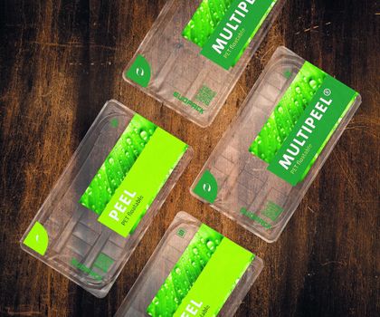 PET-floatable lidding films: Film without tearing and rolling up