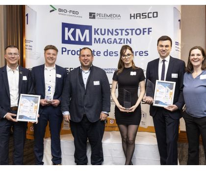 KUNSTSTOFF MAGAZIN Produkte des Jahres 2025: Die Gewinner der Kategorie Werkstoffe KUNSTSTOFF MAGAZIN Produkte des Jahres 2025: Die Gewinner der Kategorie Werkstoffe