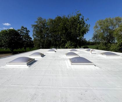 Heller Farbton von Triflex ProSolar Finish+