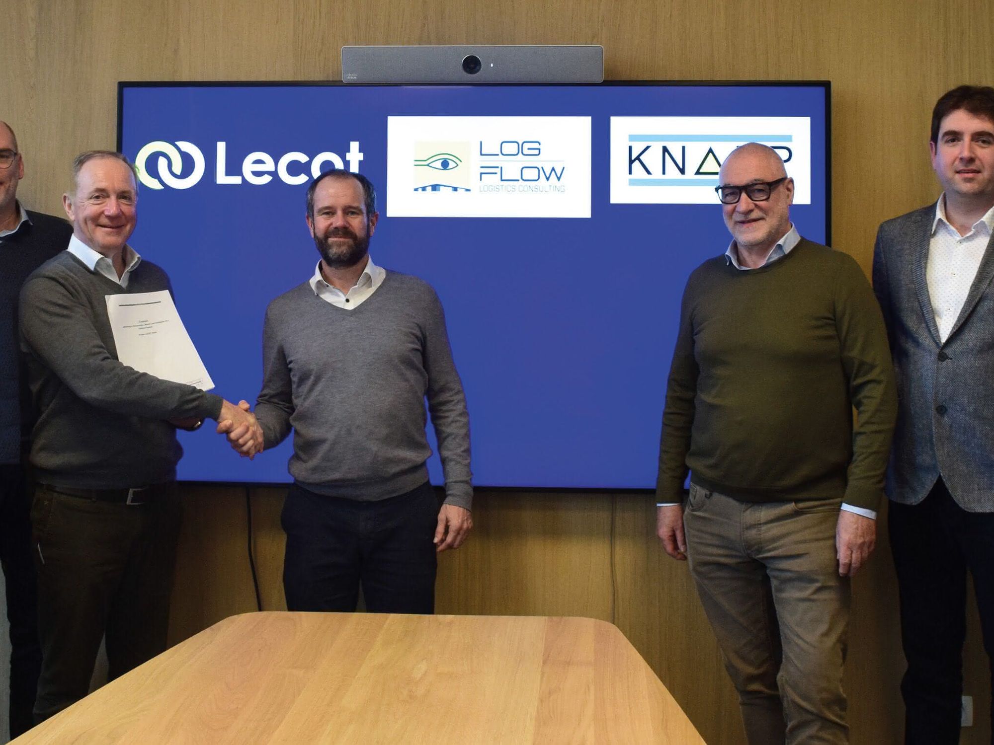Kleinteilelager: Automatisiertes Distributionszentrum für Lecot in Heule