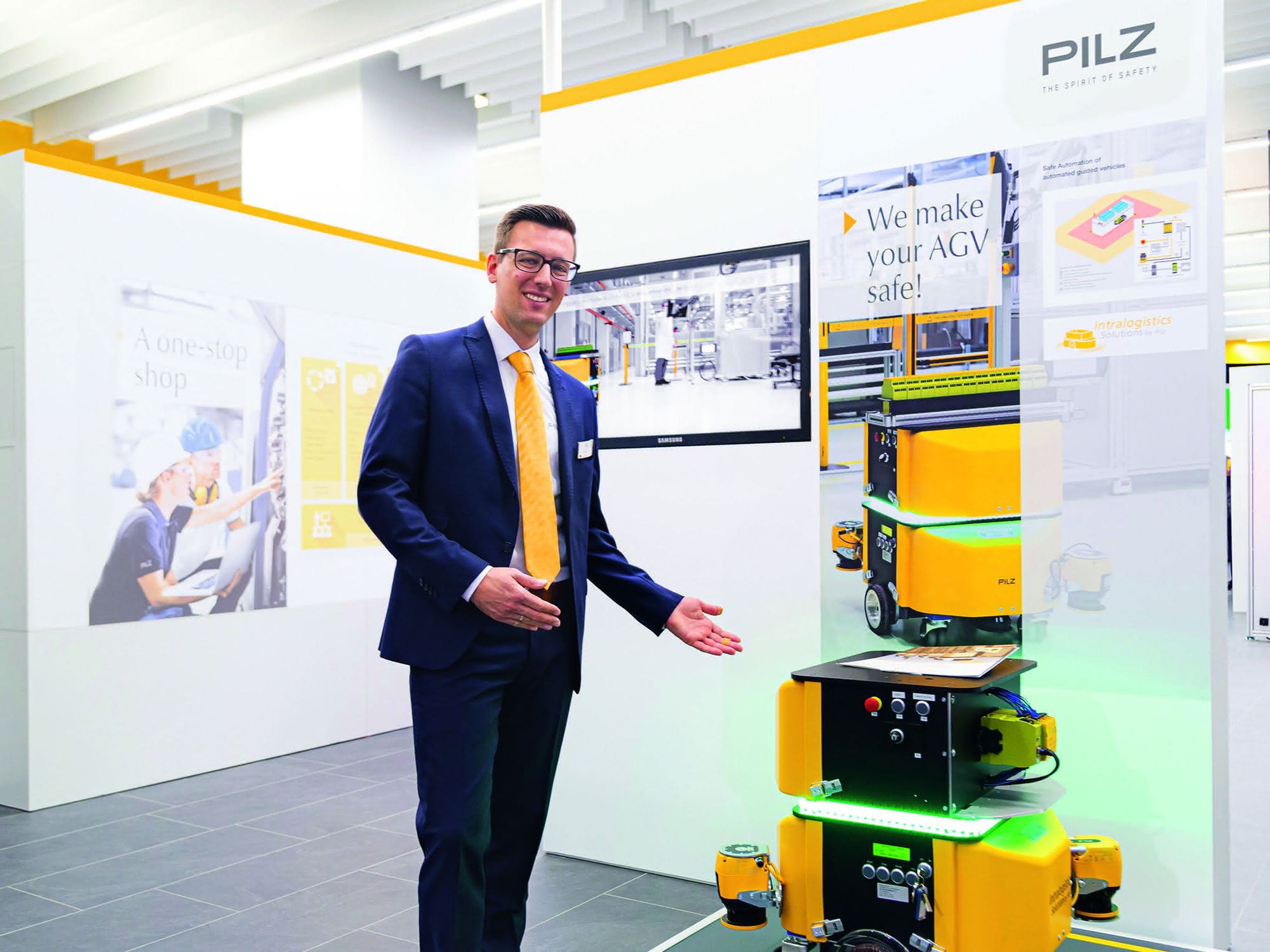 Complete solution for the safe automation and operation of AGVs