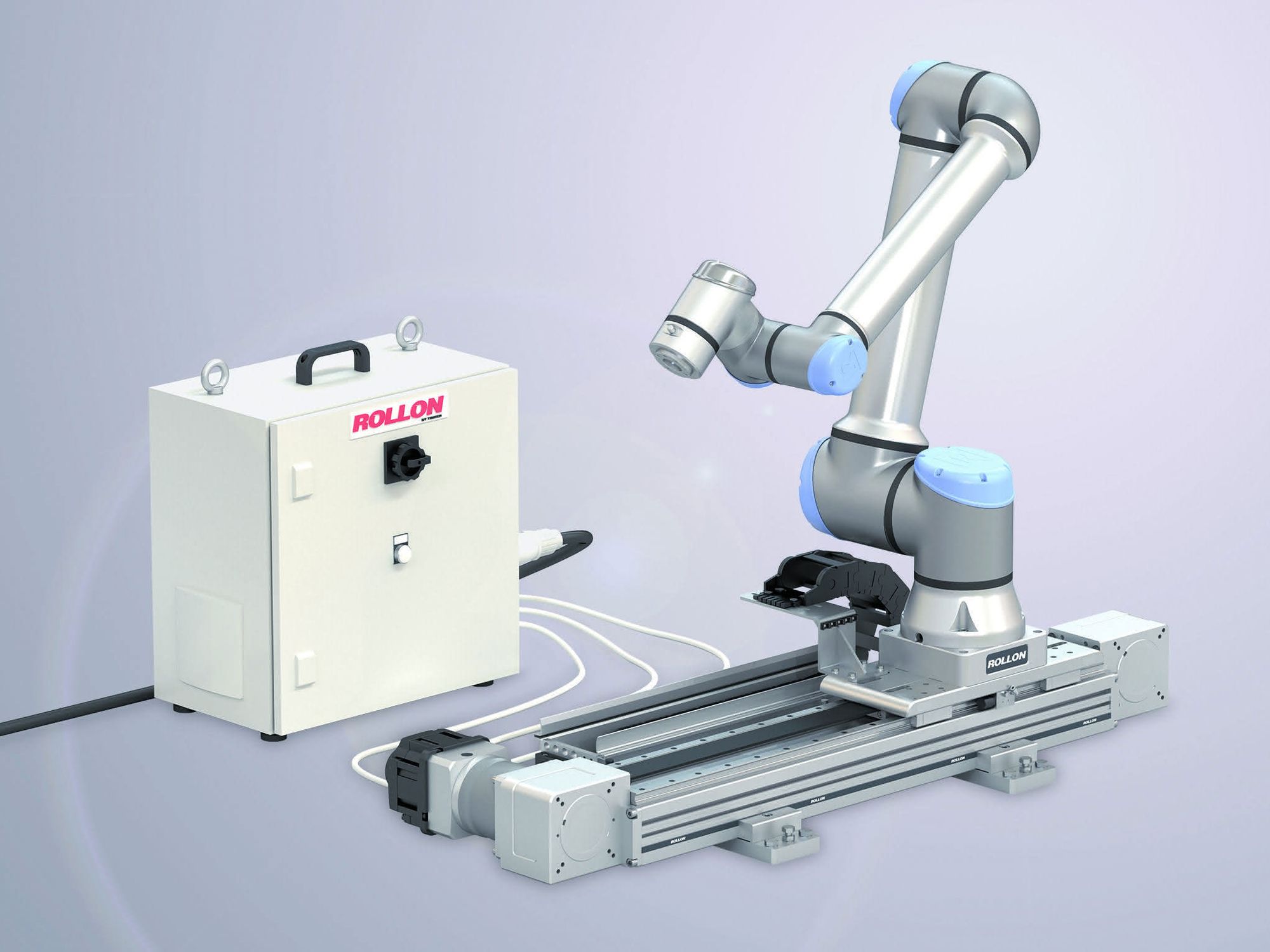 Rollon: Arbeitsbereich von Cobots erweitert Rollon: Arbeitsbereich von Cobots erweitert