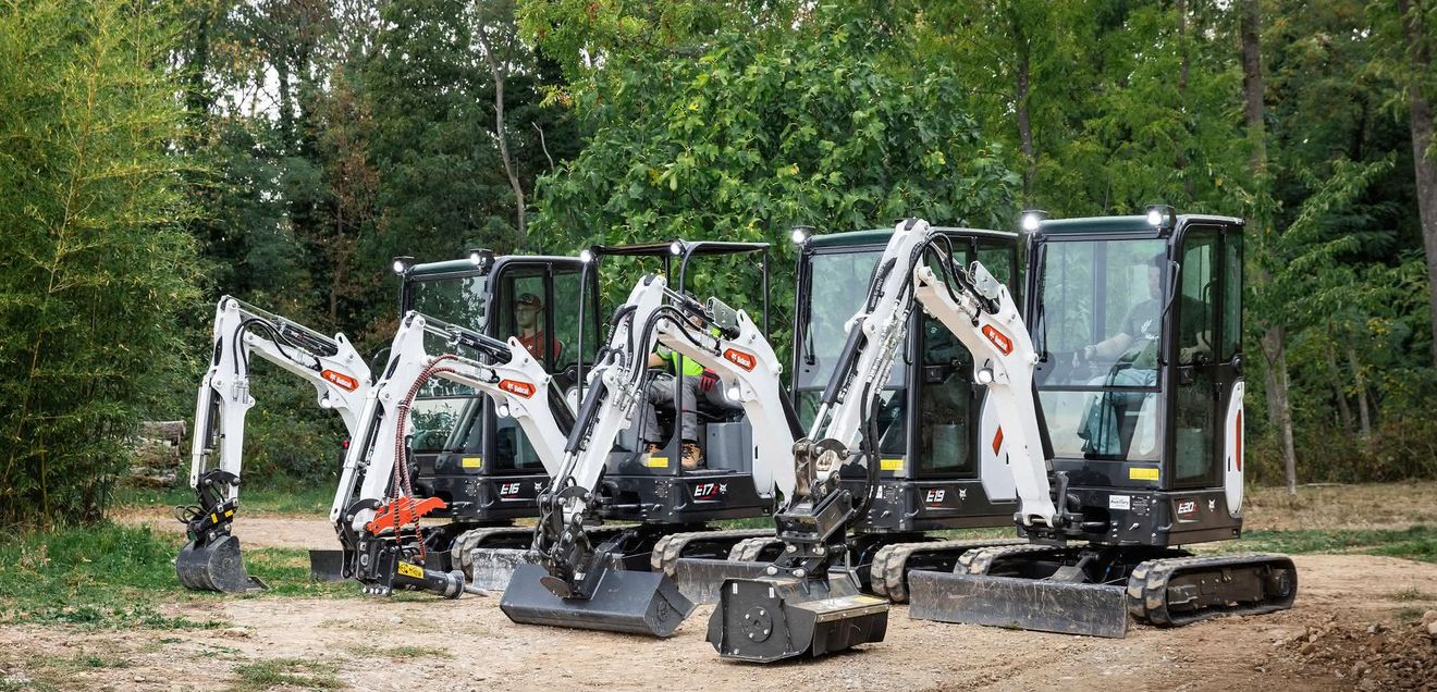Bobcat: Minibagger drehen ganz groß auf Bobcat: Minibagger drehen ganz groß auf