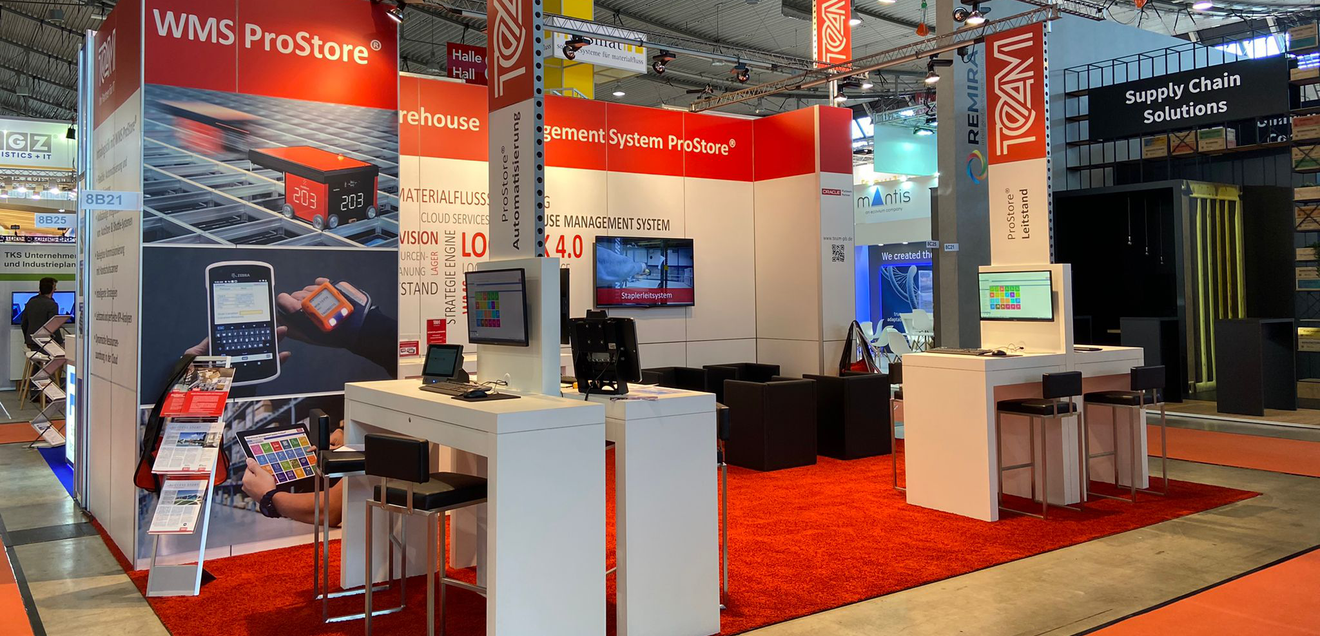 Team auf der Logimat 2026: Lagerintelligenz statt Lagerverwaltung Team auf der Logimat 2026: Lagerintelligenz statt Lagerverwaltung
