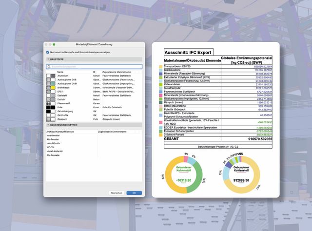LCA-Add-on für Archicad: Werkzeug zur Lebenszyklusanalyse steht bereit