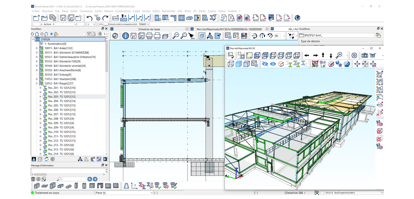 bocad Hybrid Screenshot