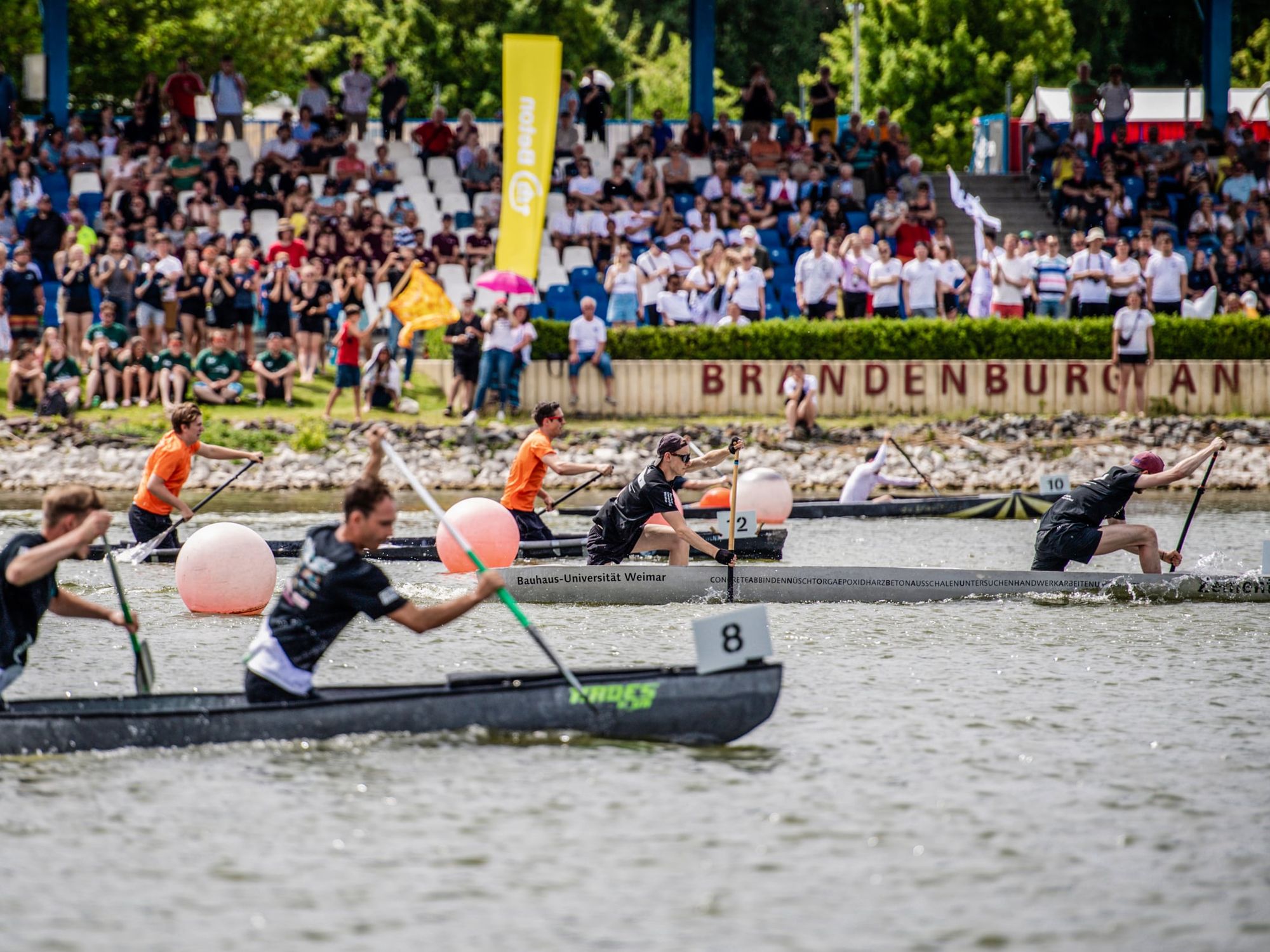 20. Betonkanu-Regatta in Brandenburg a. d. Havel