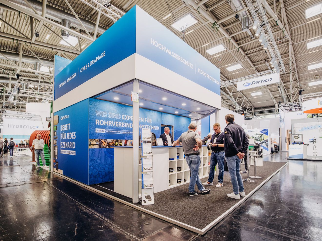 Spezialist für Rohrverbindungstechnik setzt auf neue Märkte und Austausch Fernco auf der IFAT Munich 2026