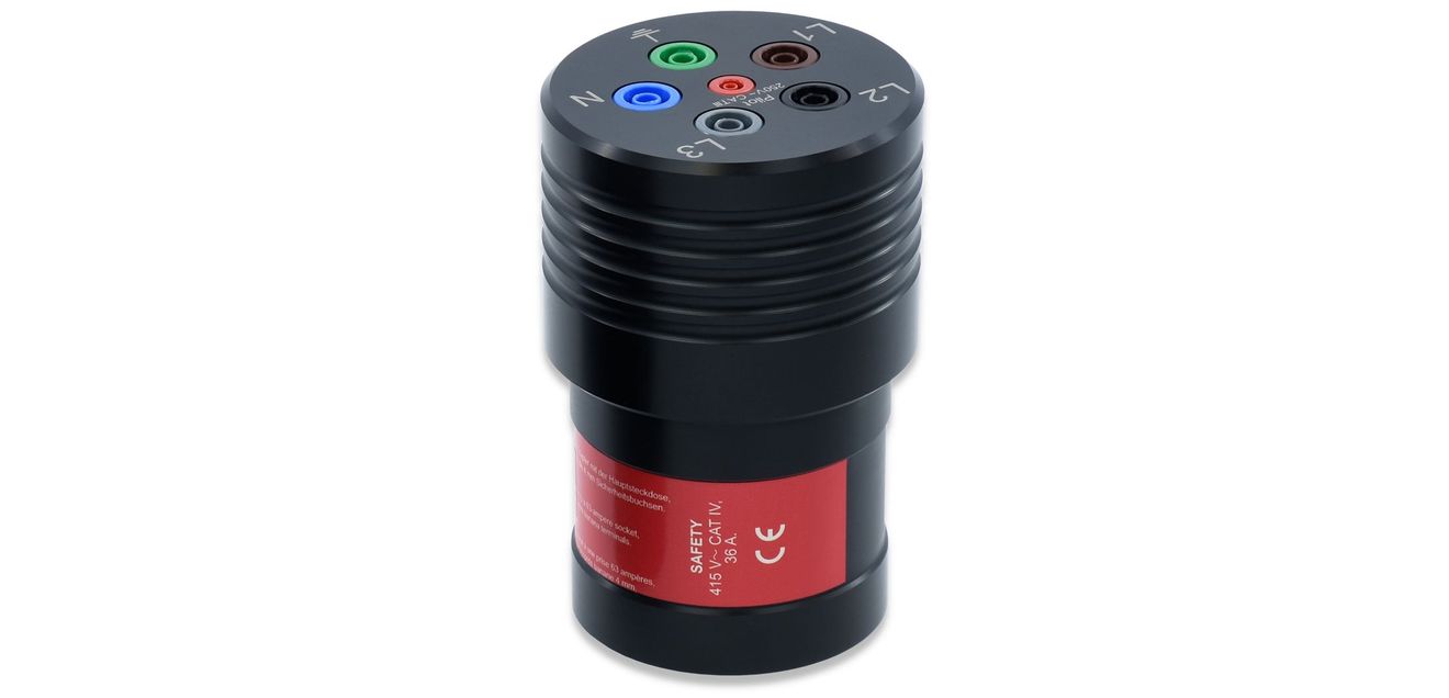 Gossen three-phase adapter_2000 Gossen Metrawatt: Three-phase adapter for test devices and CEE sockets