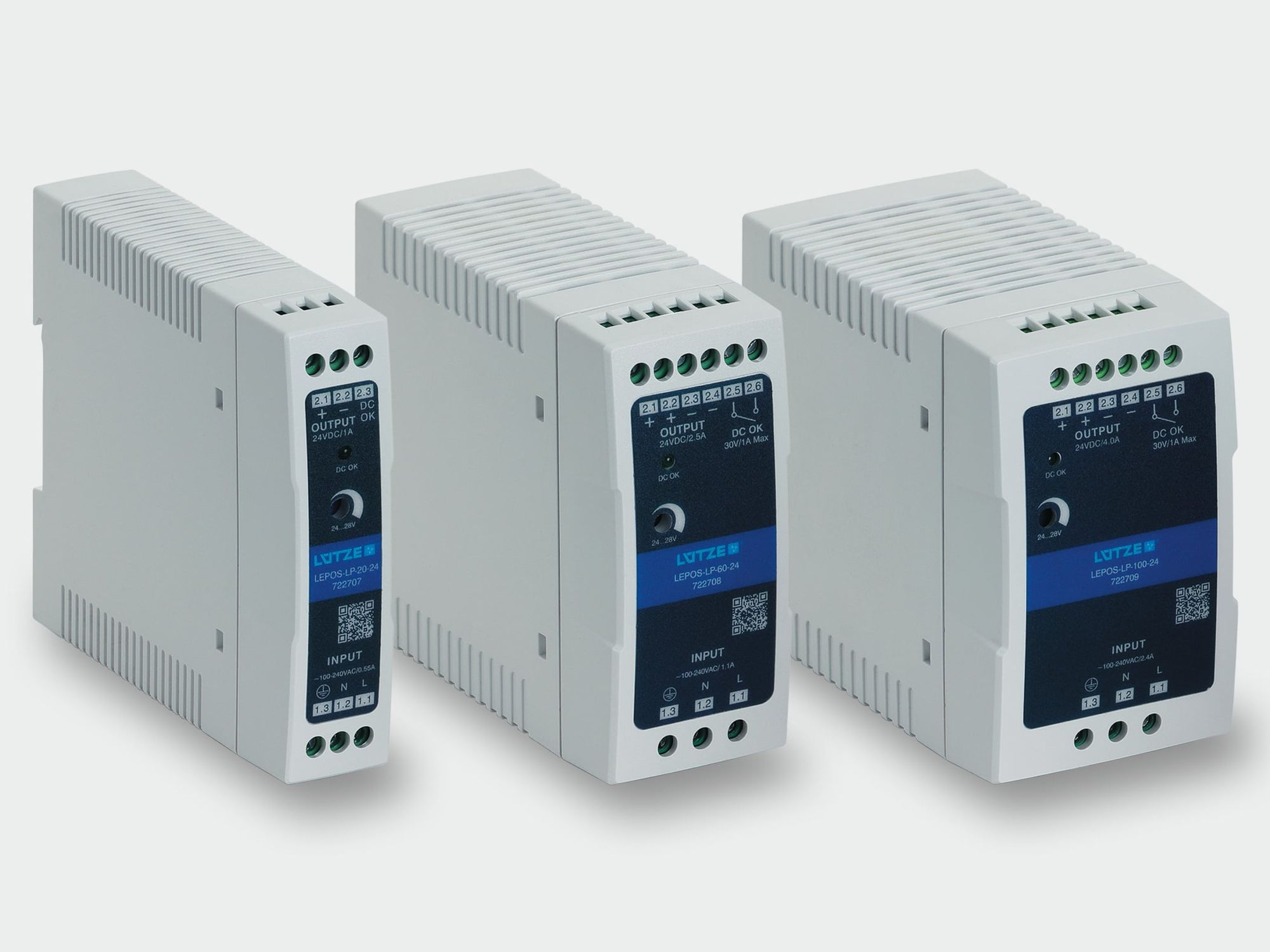 Lütze: Compact low-power power supply units
