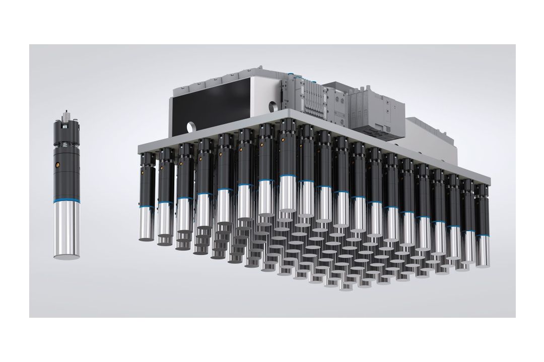 Cell production for e-mobility: Magnetic gripper for round cells Cell production for e-mobility: Magnetic gripper for round cells