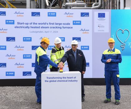 Kooperation von BASF, Sabic und Linde: Elektrisch beheizter Streamcracker läuft in Ludwigshafen