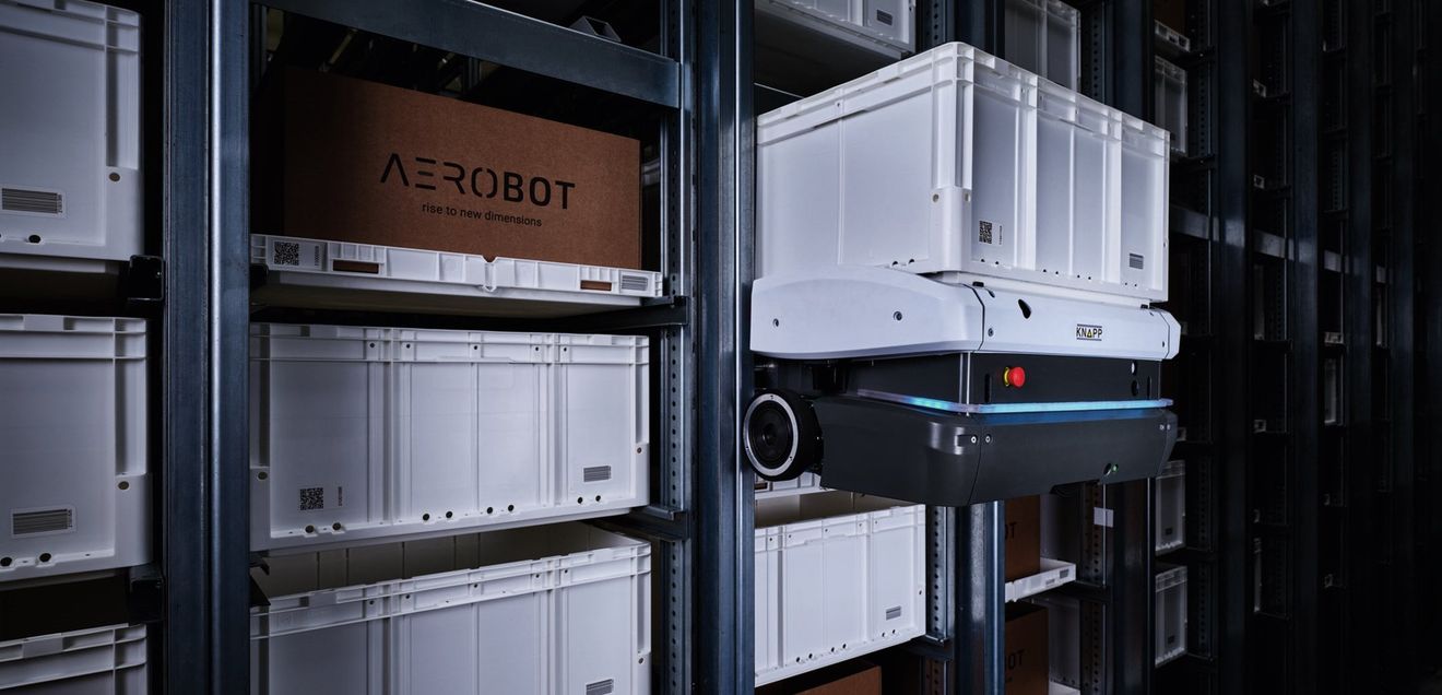 Lagerrobotik: Erstes AeroBot-Lagersystem in Deutschland Lagerrobotik: Erstes AeroBot-Lagersystem in Deutschland