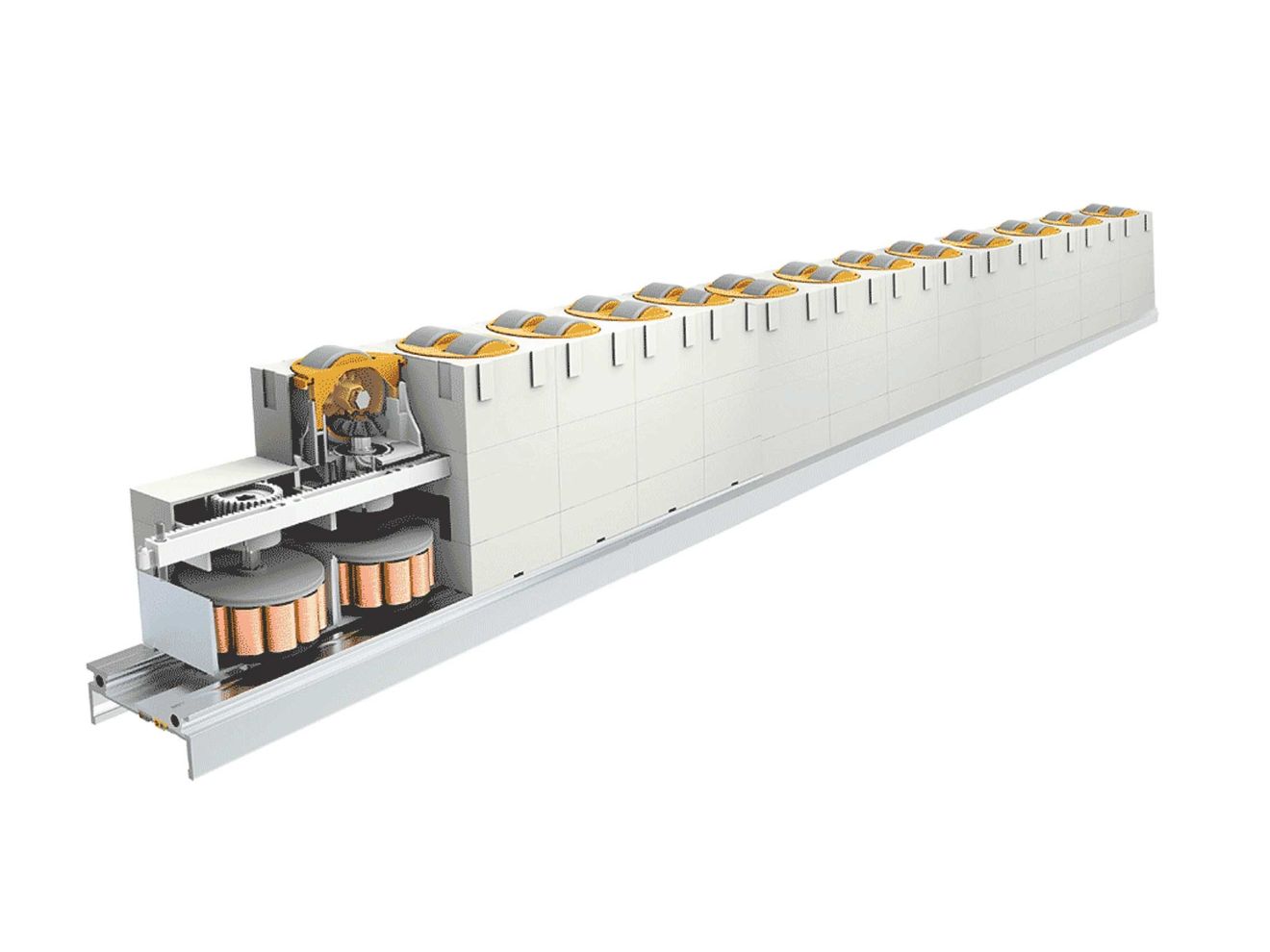 Antriebstechnik in der Intralogistik: Neuer Axial-Flux-Motor für Fördersysteme Antriebstechnik in der Intralogistik: Neuer Axial-Flux-Motor für Fördersysteme