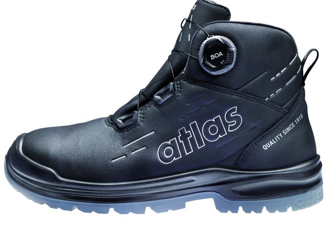 Ein Schuh der MAX Series von Atlas in Schwarz