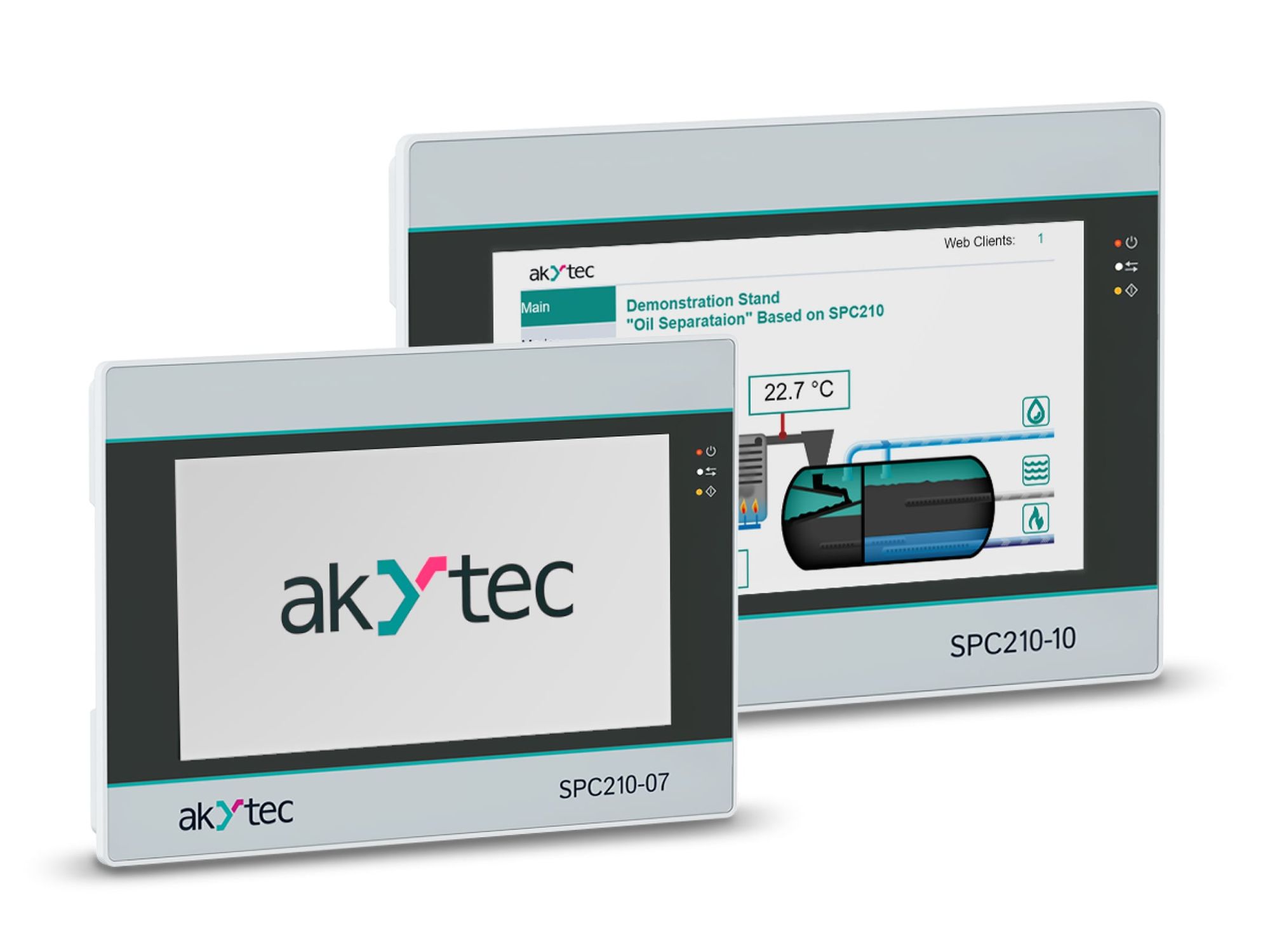 akYtec: Kompakte Steuerung mit HMI-Funktion