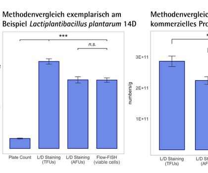 Ergebnisse aus einem Methodenvergleich an zwei Einsatzbeispielen Balkendiagramm Ergebnisse aus einem Methodenvergleich an zwei Einsatzbeispielen