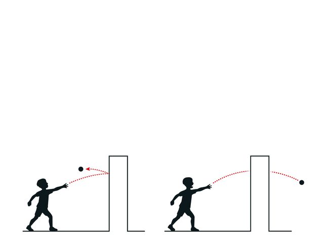 Graphic shows the principle of quantum tunneling