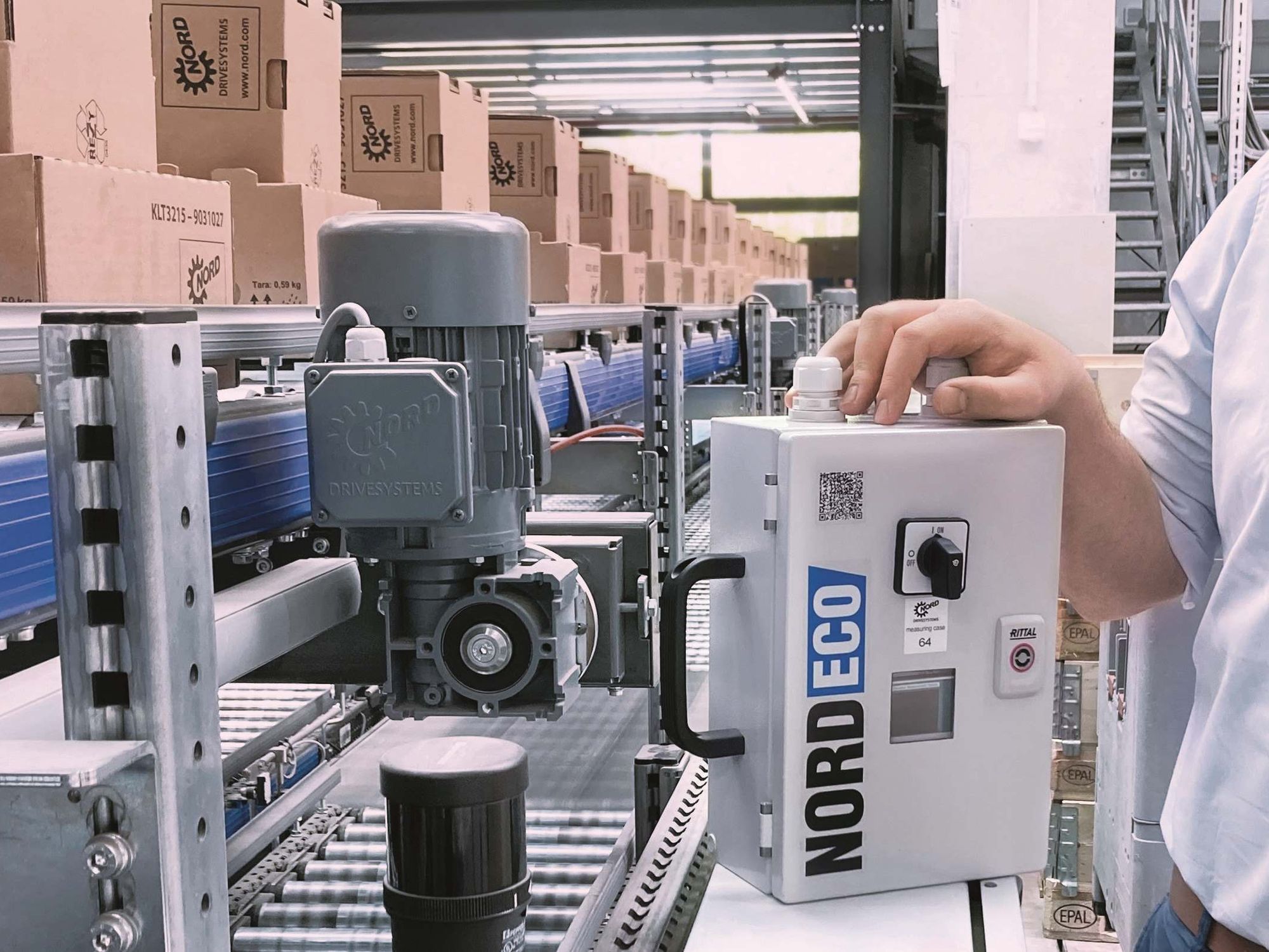 Fördertechnik: Energieeffiziente Gepäckförderung