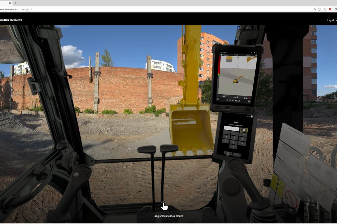 Cat Monitor Simulator: Digitales Trockentraining für moderne Baumaschinen Cat Monitor Simulator: Digitales Trockentraining für moderne Baumaschinen