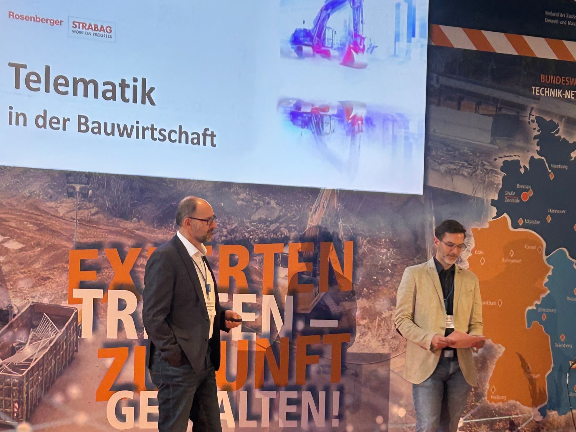 Rosenberger Telematics und Strabag BMTI auf dem 54. VDBUM-Seminar 2026