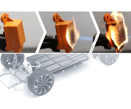 Brandschutz: Temperaturbeständige Kunststoffe für E-Autos Brandschutz: Temperaturbeständige Kunststoffe für E-Autos