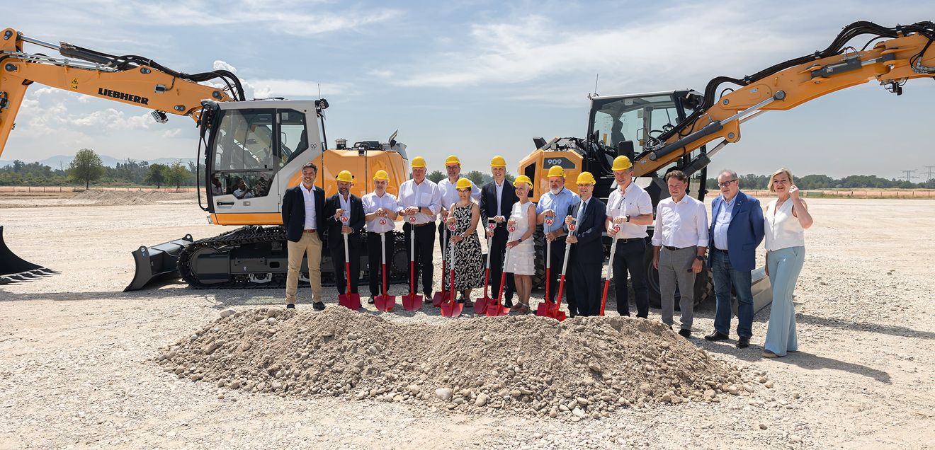 Spatenstich für neues Liebherr-Montagewerk in Nambsheim Spatenstich für neues Liebherr-Montagewerk in Nambsheim