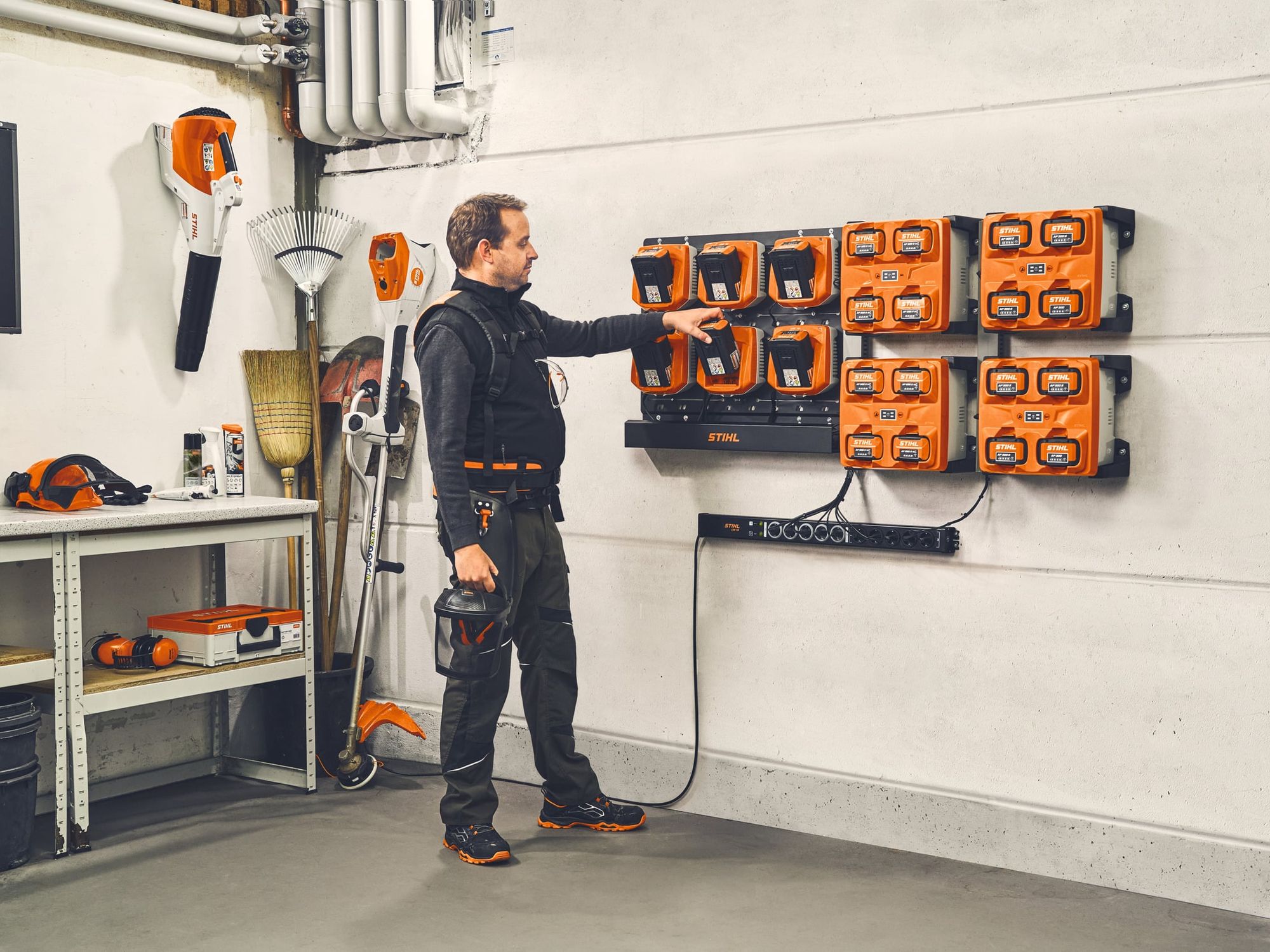 Intelligentes Lademanagement von Stihl