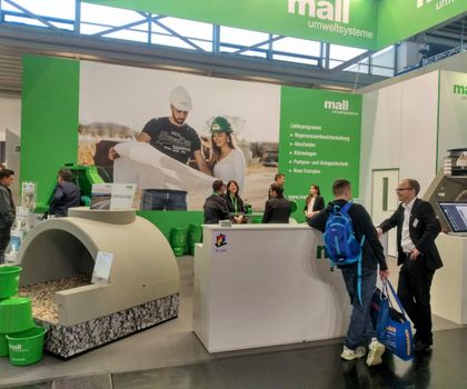 Der Stand von Mall auf der BAU