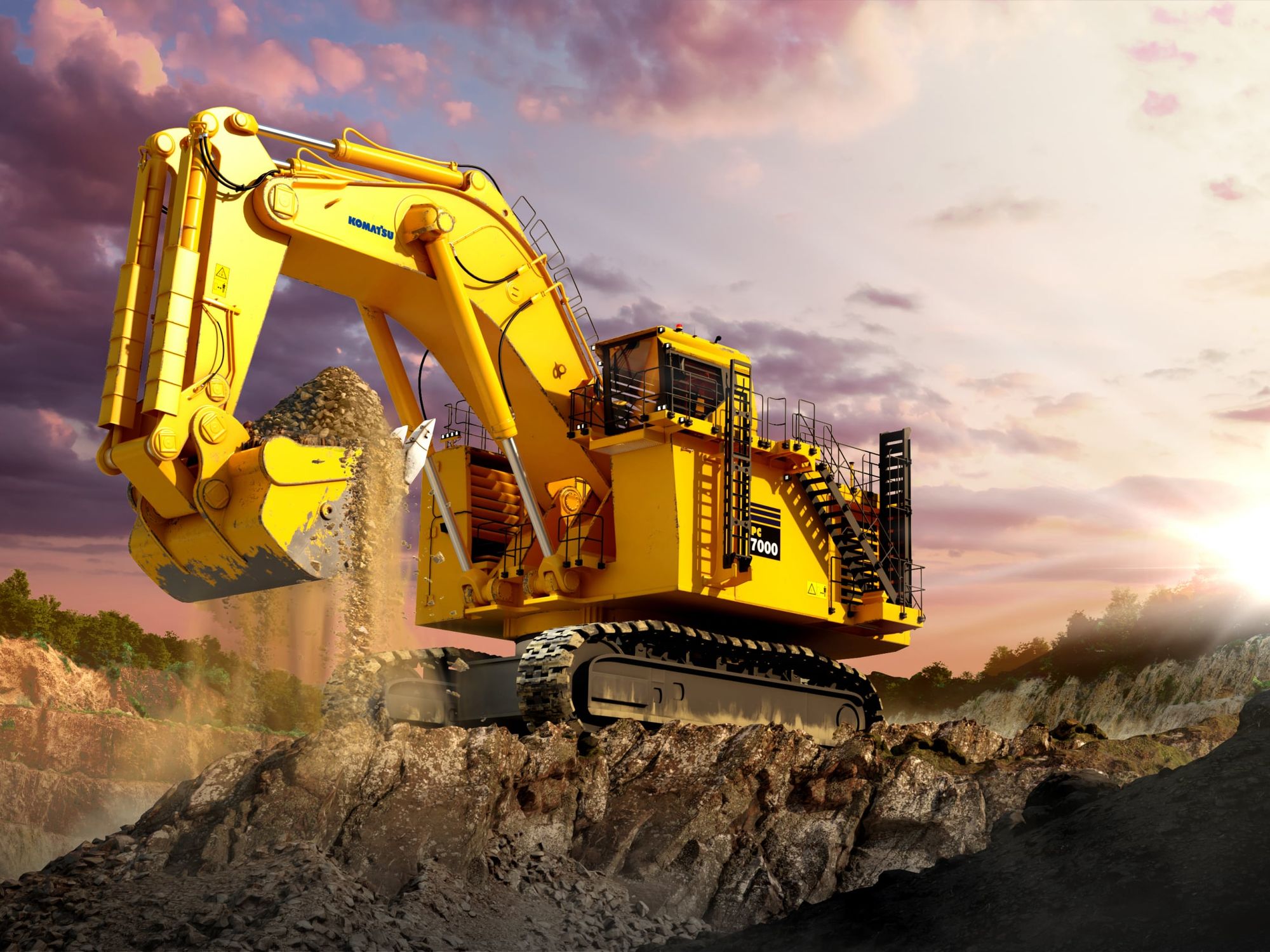 Komatsu - erster E-Großhydraulikbagger