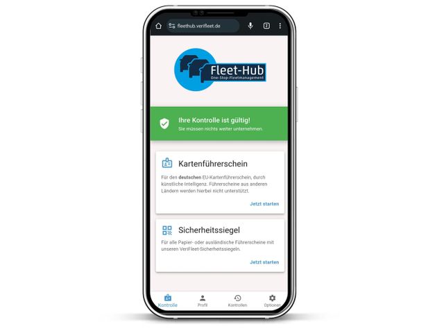 Fahrerqualifikationsnachweis via Smartphone Fahrerqualifikationsnachweis via Smartphone