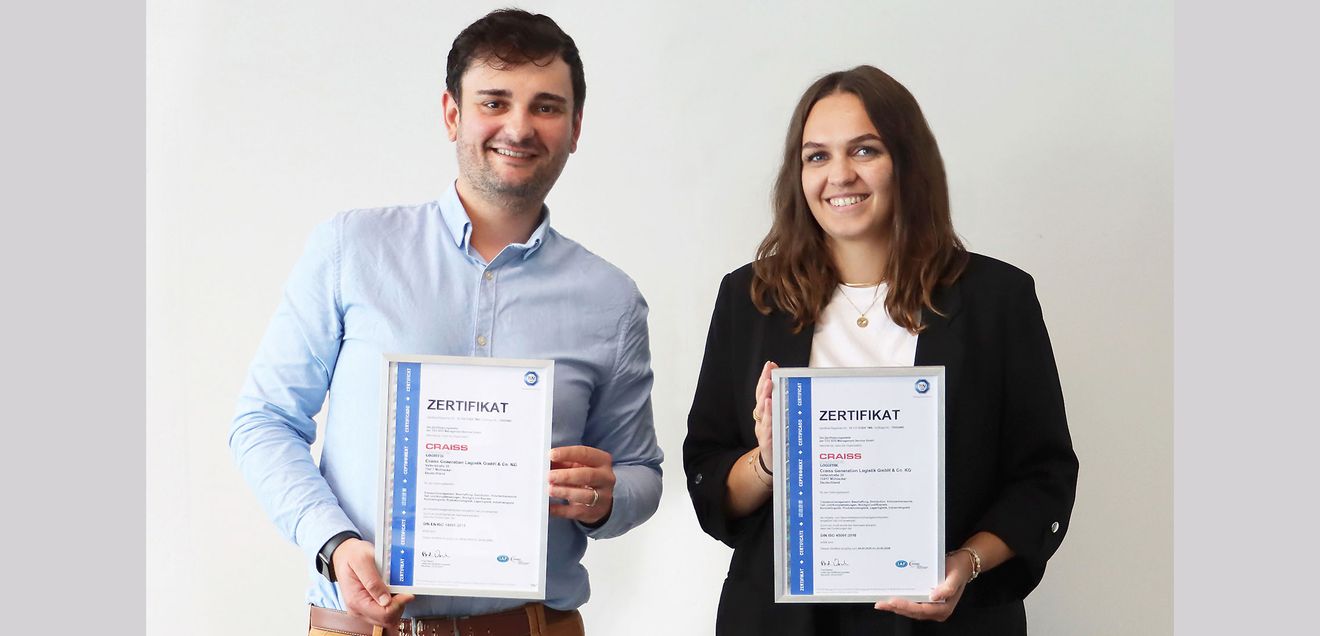 Craiss stellt Weichen für die Zukunft: ISO-Standards in fünf Bereichen Craiss stellt Weichen für die Zukunft: ISO-Standards in fünf Bereichen
