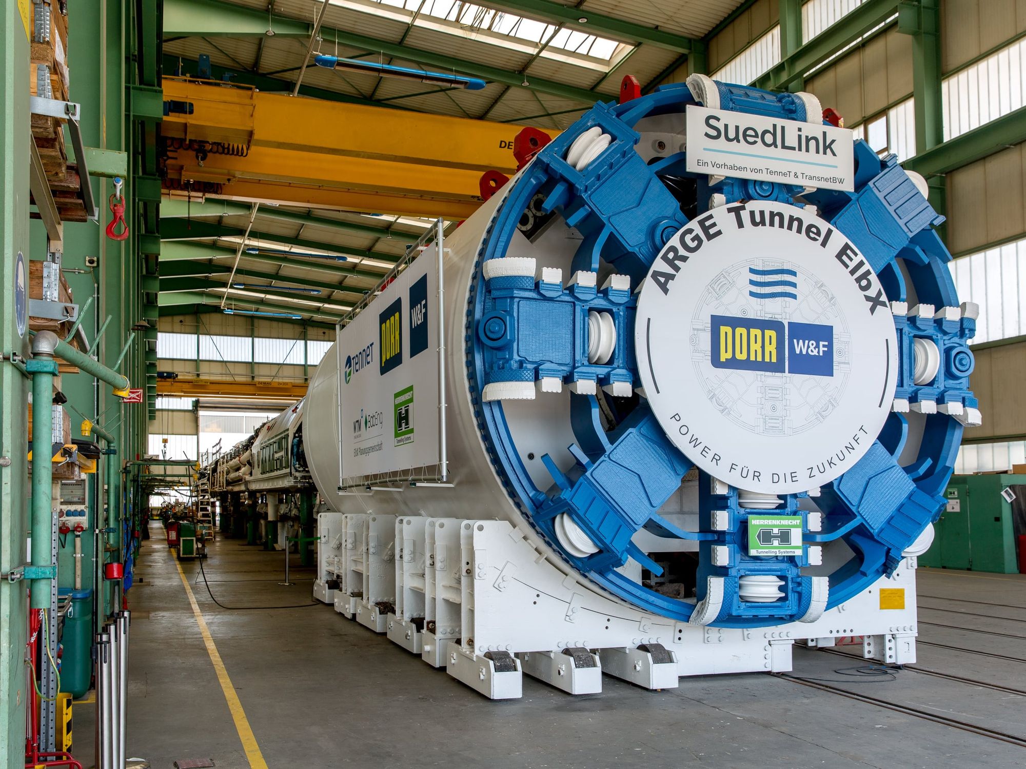 Herrenknecht-Tunnelbohrmaschine beendet Unterquerung der Elbe