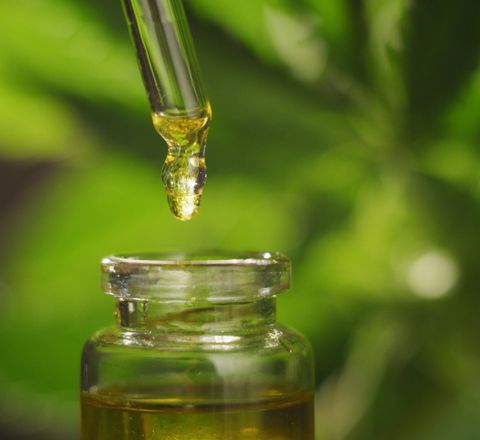 Cannabidiol Stockfoto Cannabidiol